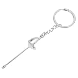 Fecht-partygeschenke: geringes gewicht und kompakte größe, einfach zu tragen und aufzubewahren, sehr einfach und praktisch, tragbarer fecht-schlüsselanhänger