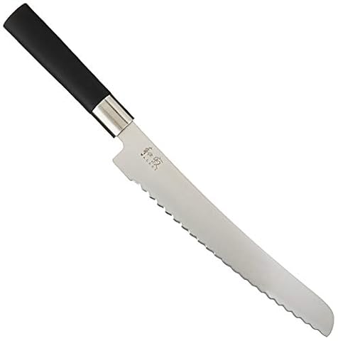 KAI Wasabi Black nóż do chleba, ostrze 23,0 cm, 6723B
