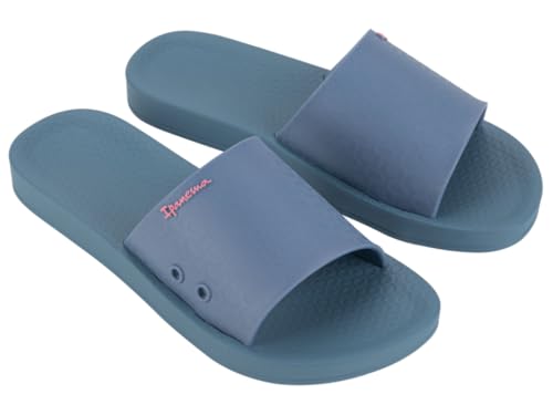 Ipanema Sandalias Anat Classic Slide FEM para mujer, color azul, azul, rosa, talla 40 EU, azul y rosa, 40 EU