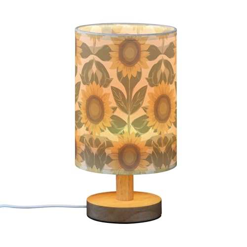 Lámpara de mesa de noche verde oliva con puerto USB miniatura 2