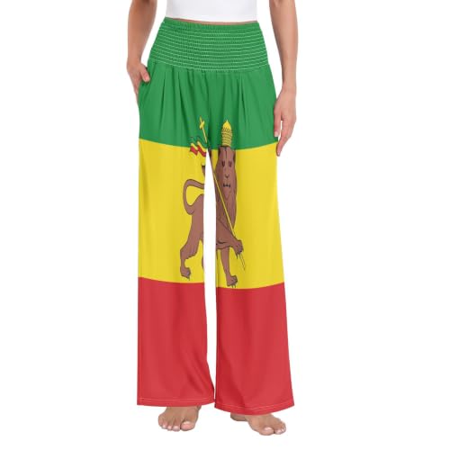 Pantalon Palazzos Éthiopie coupe ample pour un confort quotidien