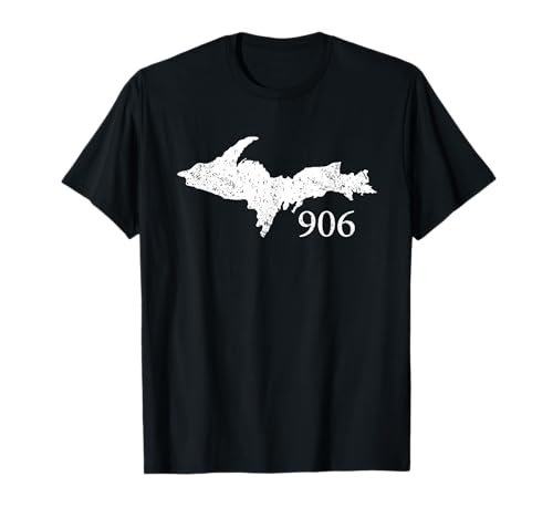 Péninsule supérieure UP 906 Yooper Pride Michigan Roots T-Shirt