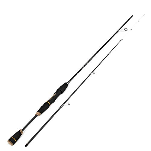Lucky Girl 2 Section Carbon Ultralight Spinning Fishing Rod 1.65 2.1 2.4 2.7M