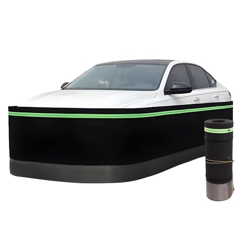 Image of Universal Car Rat Protector Cover with 304 SS Anti Bite Fence, Anti Rust Rat Mesh for Car with Reflective Strip & Strong Velcro Protection, Locking Strap & Storage Bag Included (13 MTS Sedan)
