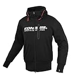 [KOMINE] バイク用 ジャケット プロテクトKVパーカー JK-604 1290 秋冬春向け プロテクター CE規格レベル2 07-604 メンズ KOMINE Black XL