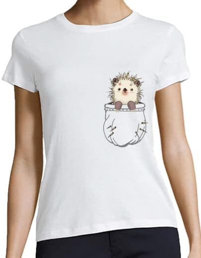 tostadora T-Shirt a Manica Corta Riccio da Donna - 100% Cotone Naturale -  Regali dal Design Originale - Maglietta Casual Stampata Divertente - RIF.  1073608-P : Amazon.it: Abbigliamento
