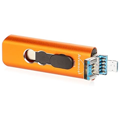 Avomoco 3.1 512GB 3 in 1 High Speed OTG Pen Drive for Android Phones with Micro/Type C/USB C Ports , Photo Stick for Android Phones Samsung Galaxy,LG,Google Pixel,Moto,Hua Wei and Tablets,Pc etc Cover