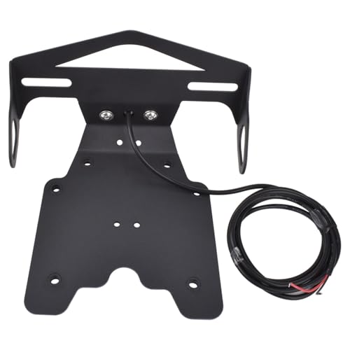 Feu arrière intégré et support de plaque Tenere 700 anti vibrations