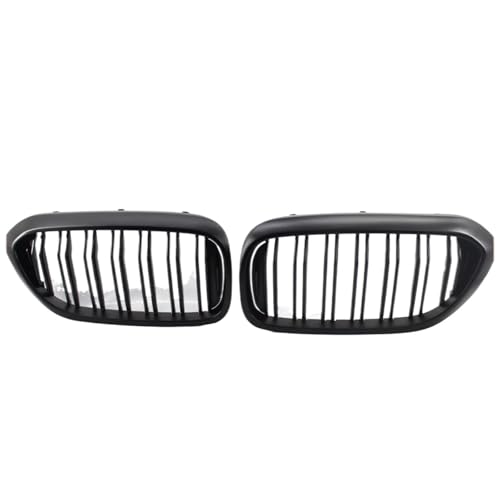 Calandre pour BMW Série 5 G30 G31 2017-2020 double lamelle noir mat