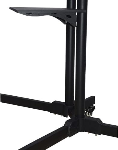 Soporte móvil universal para TV con ruedas ajustable miniatura 4