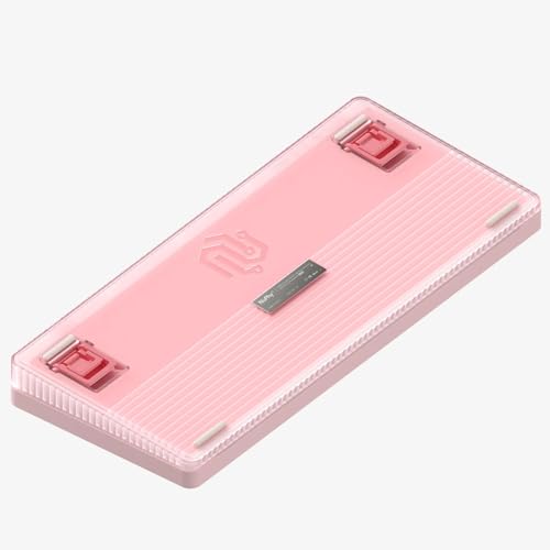 Image of nuphy Halo75 V2 Mechancial Gaming Kyeboard,75% Wireless Hot Swappable Keyboard,83 Kyes RGB Backlit,Support Bluetooth /2.4GHz /USB-C -Pink Blush Switch