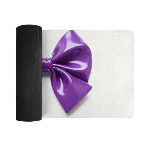 Purple Bow desk pad protector grande resistente al agua miniatura 3