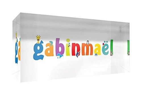 Décoration Gabinmaël en acrylique poli pour chambre garçon