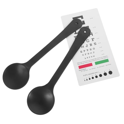 STOBAZA Comprehensive Eye Exam Kit 1 Set of Double-Sided Vision Chart Eye Occluder 6ft for Glasses Fitting Home Professional Use