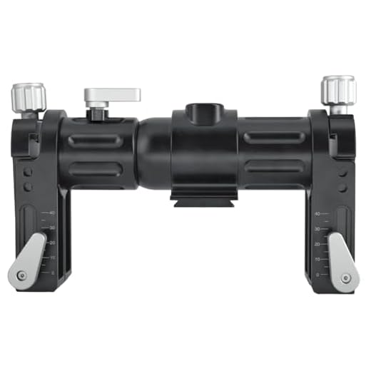 HEIPI Dual Camera Bracket HPS23 Dual Mount Support for Two Cameras Lens Straight Dual Bracket Tripod Mount for Camera 2025 Upgraded