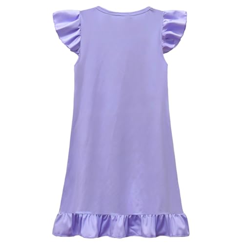 Toddler Girls Nightgowns Clothing Sleepwear Short sleeved dress fashion skirt pajamas 3-10years4