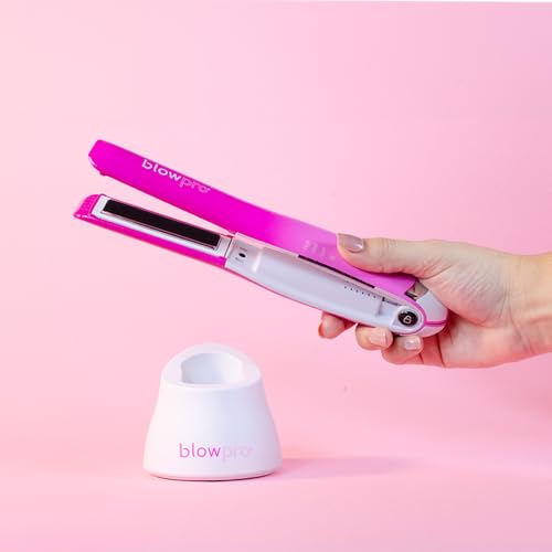 Plancha de pelo inalámbrica BlowPro con placas de titanio miniatura 2