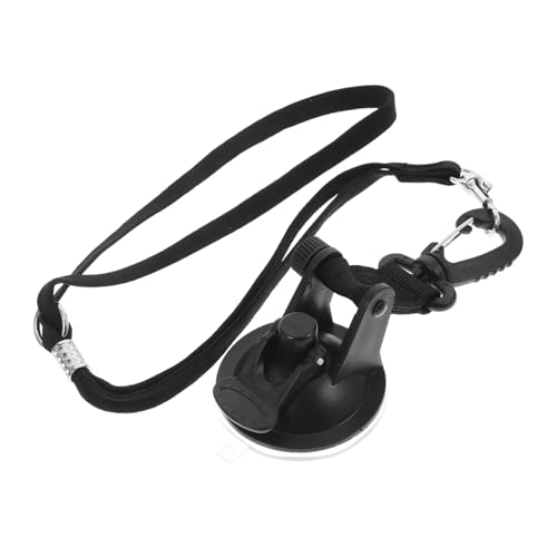 ROMISBABA 吸盤式ペット用入浴リード 調節可能 犬猫対応 バスタブシャワー用固定テザー ポータブル設計 大型犬にも適応