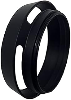 Camera Lens Hood Metal Vented 49mm 52mm 58mm 55mm 62mm 67mm 72mm 77mm Screw-in Lente Protect (Caliber : 52mm)