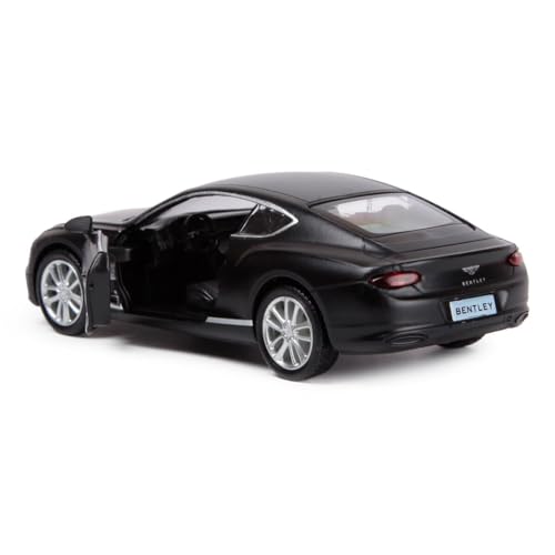 Image of Compatible for 1 /24 Bentley Continental GT Model Car Alloy Diecast Toy Car Collectible Pull Back Toy Vehicles with Sound and Light Door Can Be Opened for Girls Boys Gift-Black