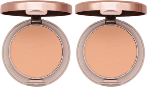 Image of FASHION COLOUR Oil Control 2 in 1 Powder | With Mirror and Powder Puff | Oil and Sweat Control | Long Lasting Compact Powder | Comes In 4 Variants | Shade 02 (Pack of 2)