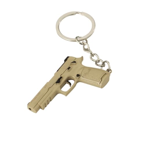 5cm Mini P320 Pistol Hand Gun Model Keychain Collection