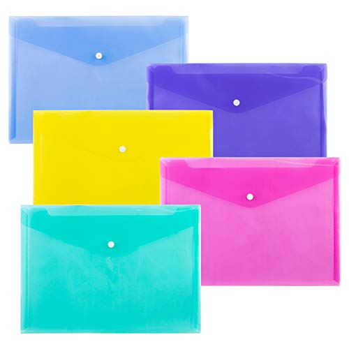 Amazon-Basics-Poly-Envelope-snap-button-Letter-Size-16-Packs