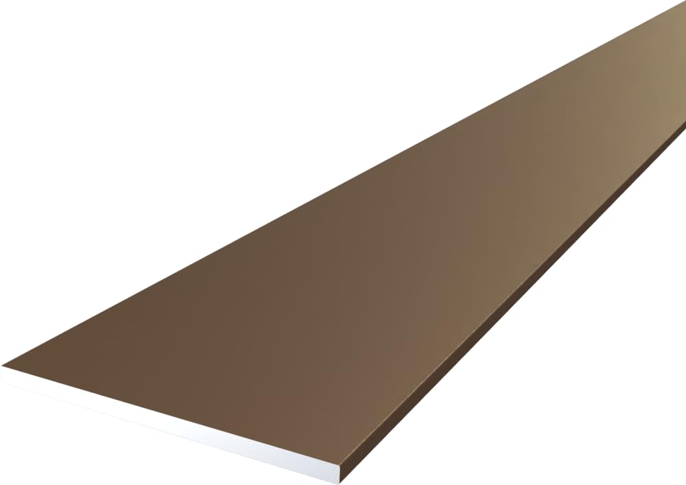 FaiX3.it - Profilé plat 40x2 mm en aluminium, bronze métallisé laqué, longueur 1000 mm