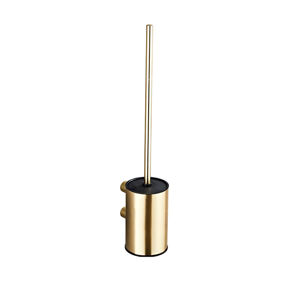 Escobilla De Inodoro con Soporte Montado En La Pared, Baño Moderno Escobilla De Inodoro De Tipo Cerrado con Soporte Escobillas De Inodoro De Acero Inoxidable con Escobilla De Inodoro Juego De