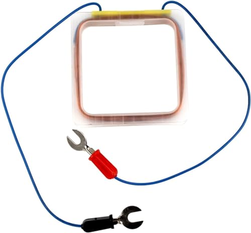 OGQTIBXV Campo magnético e inducción eléctrica de Corriente eléctrica Bobina Cuadrada Bobina de Cobre Instrumento Experimental de física Equipo de enseñanza Experimental electromagnético