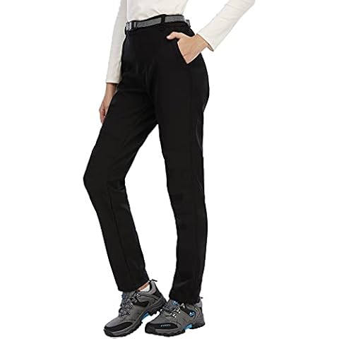 DAFENP Pantalones Trekking Mujer Invierno Impermeables Cover