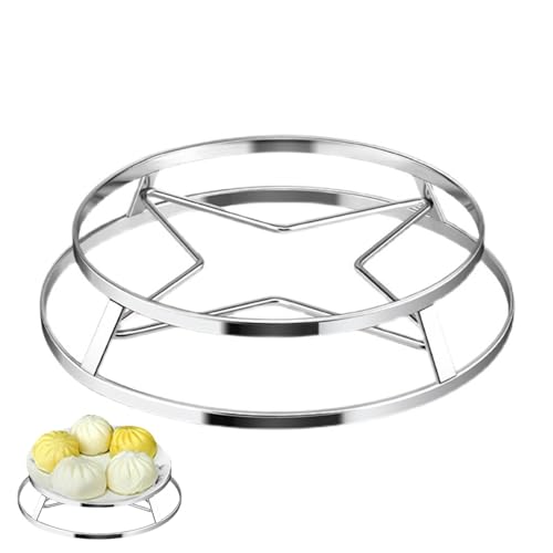 Salvamanteles de acero inoxidable - Soporte de aislamiento térmico espeso, soporte de cocina de vapor | Soporte de aislamiento térmico, soporte de cacerola portátil, soportes de cocina para coche