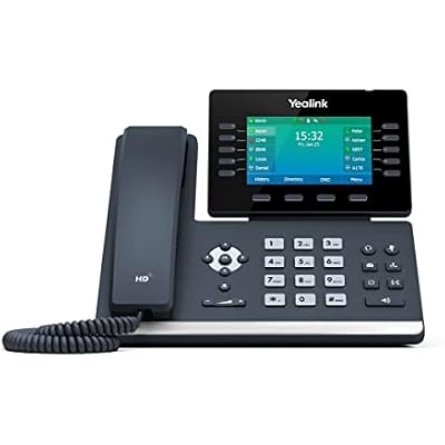 Yealink T54W IP Phone with EXP50 Expansion Module [5 Pack] - Power Adapters Included