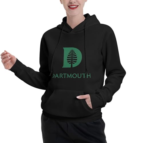 Dartmouth College Logo Unisex-Adult Fleece Hoodie Sweatshirt