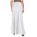 Womens Solid Satin Maxi Skirts Dressy Casual High Waisted Flowy Silk Skirts 2025 Elegant Business Party Long Skirt Silver