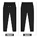 Stanpetix Joggers for Women with Pockets - Black Sports Pants Sweatpants for Running Exercise (Black,L)
