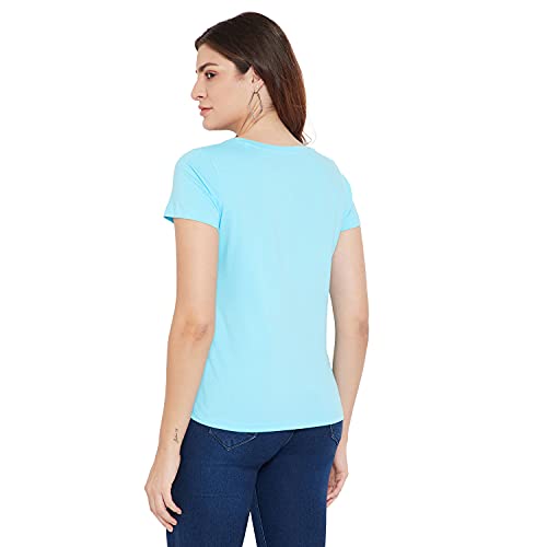 Image of Women's Graphic Print Regular Fit Round Neck Short Sleeves T-Shirt