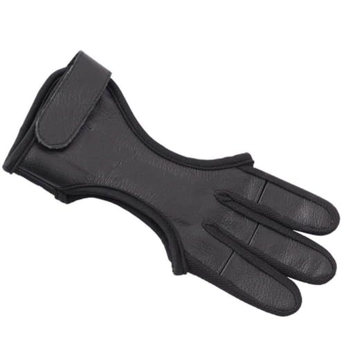 Guantes para tiro con arco compuesto con lengüetas de alta elasticidad y diseño ergonomico 2