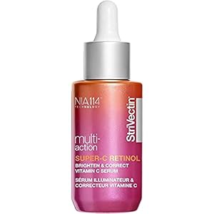 StriVectin Multi-Action Super-C Retinol Brighten & Correct Vitamin C Face Serum with Acerola Cherry Extract, 1 Fl Oz