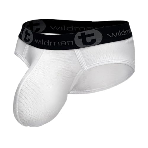 Wildmant Mesh Monster C*ck Brief White