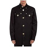 Made in Italy Versace Herren Hemd Nero 39 cm