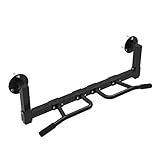 MaGiLL Wall Mounted Chin-Up Bar Fitness with Foam Grips Holds up to 660 lbs -Heavy-Duty Steel Pull-Up Bar for Home