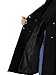 Agnes Orinda Plus Size Long Coats for Women Notched Lapel Winter Warm Double Breasted Coat 2X Black