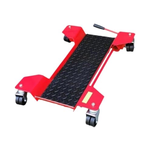 CCKUYT Carrito para Mover Coches, Carrito para Motocicletas, Caballete Central, Ruedas, Carrito para Motocicletas, Carrito para garajes, talleres y garajes.