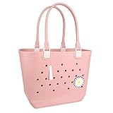 CREATIVIQUE Bolsa de goma extra grande para playa, Large