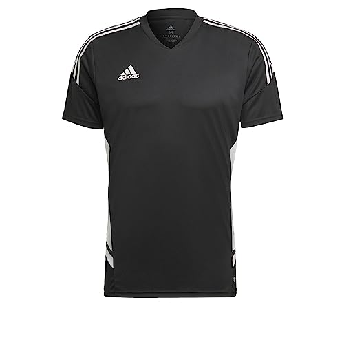 adidas Men's Condivo 22 Jersey, Black/White, 3X-Large