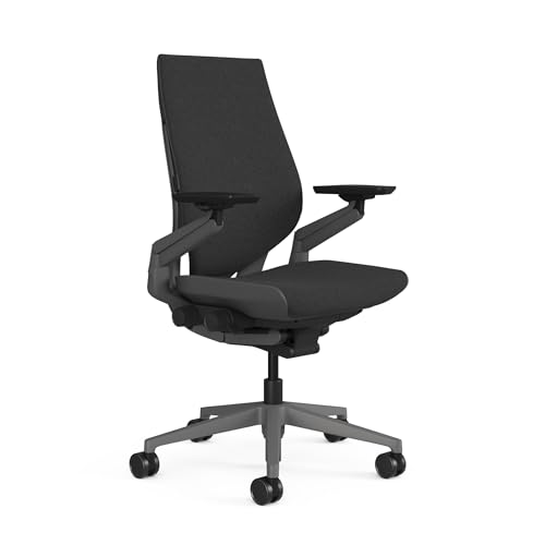 Image of Steelcase Gesture Office Chair - Ergonomic Work Chair with LiveBack Technology - 360 Degree Rotating Arms | 12-Year Warranty