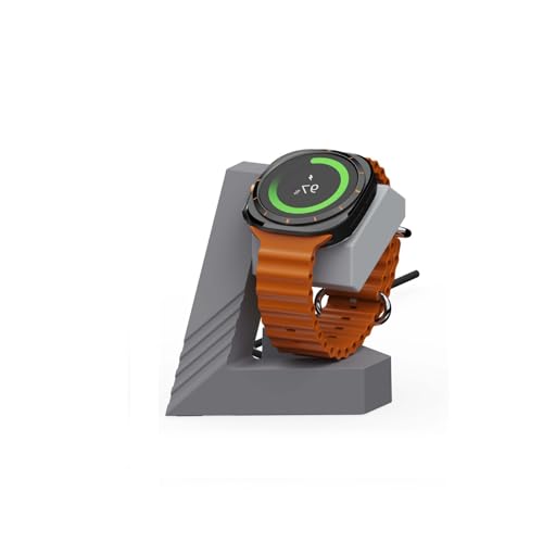 高速充電プ??ラットフォームパワードックステーションホルダーベース時計 7/6/5 に適した幾何学的なスタンド安全なグリップエレガントな外観スマートウォッチ充電器ドック