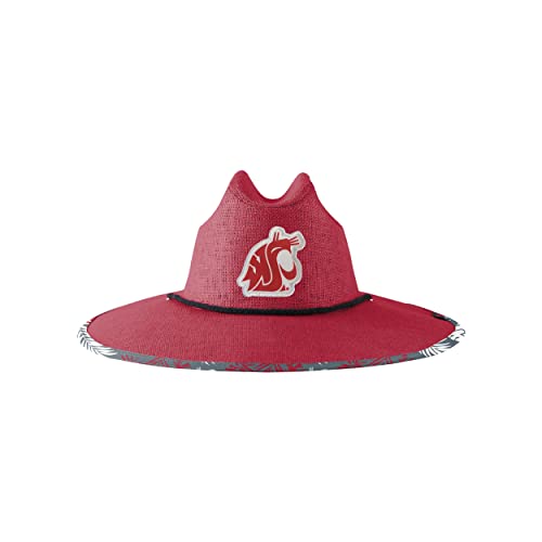 Image of Washington State Cougars NCAA Team Color Straw Hat