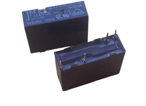 Relais F3AA012E 12V 5A à 4 pieds pour circuits imprimés électroniques, lot de 100 pièces